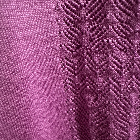 J. Crew Knitted Purple Cowl Neck Sweater - Picture 5 of 11